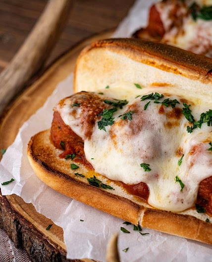Venison Meatball Subs
