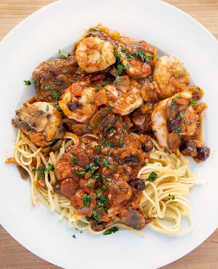 Sicilian Style Seafood