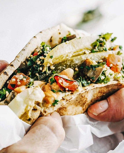 Sabich | Israeli Breakfast Sandwich