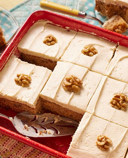 Applesauce Cake with Brown Butter Maple Buttercream