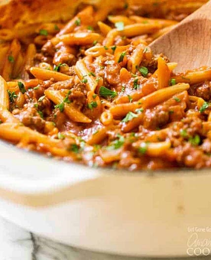 One Pot Sloppy Joe Pasta
