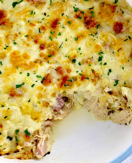Keto Chicken Cordon Bleu Casserole