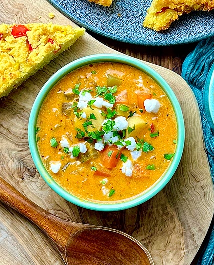 Vegan Pira Caldo - Paraguayan Soup