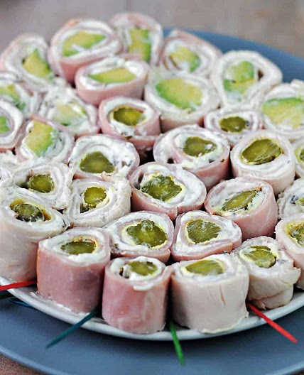 Low Carb/Keto Cream Cheese Pinwheels/Roll-ups