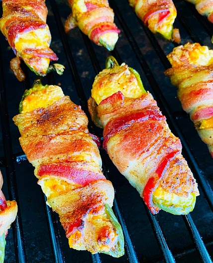 Smoked BBQ Shrimp Jalapeno Poppers