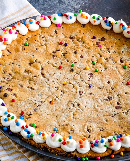 Giant M&M Cookie