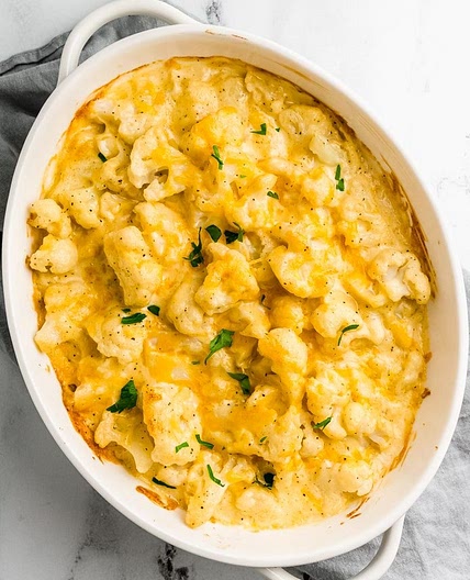 Keto Cauliflower Mac and Cheese