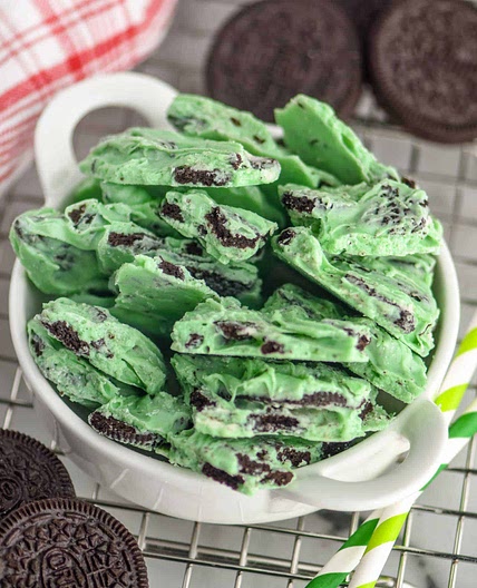 Mint Oreo Bark