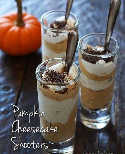 Pumpkin Cheesecake Shooters