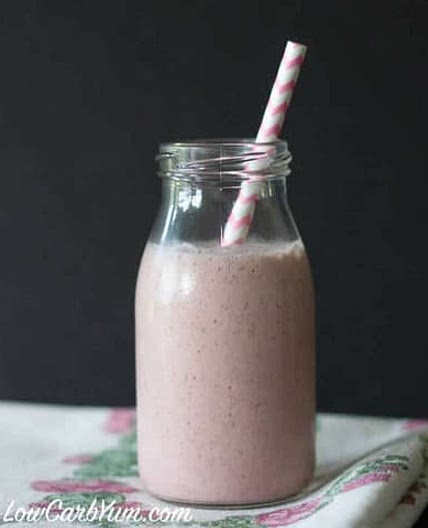 Coconut Milk Strawberry Smoothie