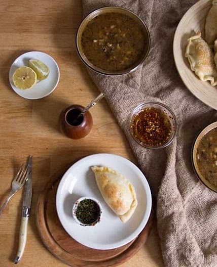 Authentic Argentinian vegetarian empanadas, three ways (V/Vegan)