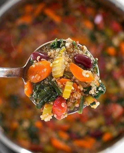Garden Vegetable Quinoa Soup