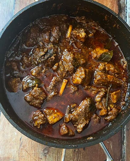 Sri Lankan Black Pork Curry
