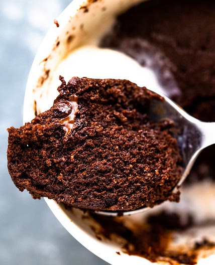 60 Second Keto Chocolate Mug Cake (Super Moist & Fluffy!)