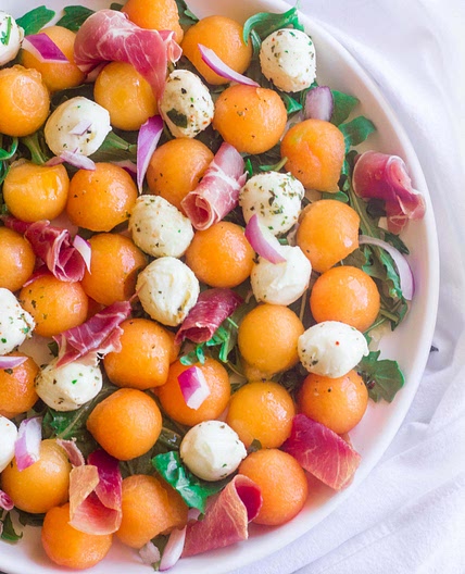 Melon Caprese Salad