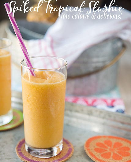 Low Calorie Spiked Tropical Slushies & Ice Pops