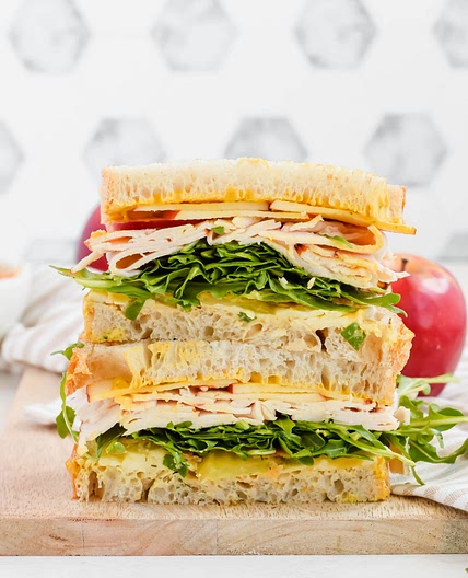 Turkey Apple Cheddar Sandwich