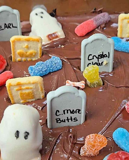 Tombstone Graveyard Brownies