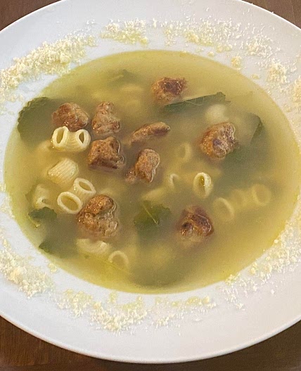 Italian Wedding Soup with Italian Sausage