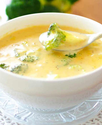 Broccoli Cheddar Soup For One