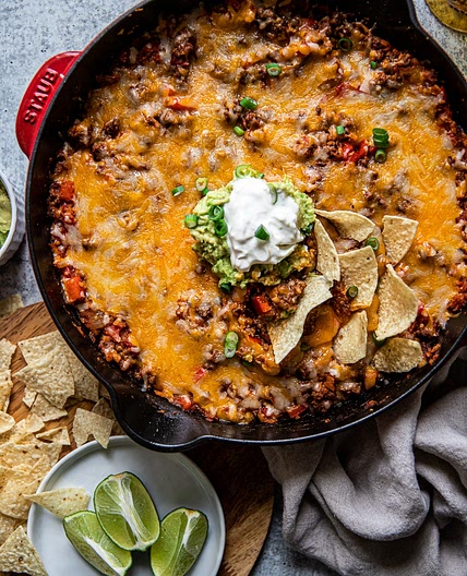 Beef Taco Skillet
