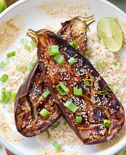 Miso-Glazed Aubergine (Nasu Dengaku)