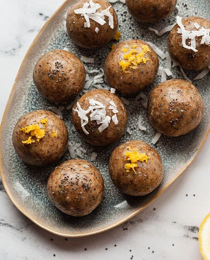 Lemon Poppy Seed Protein Balls