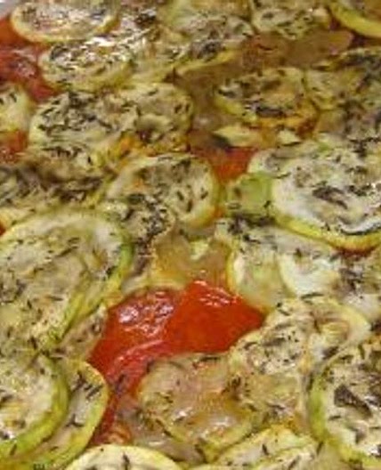 Tian de Courgettes et de Tomates