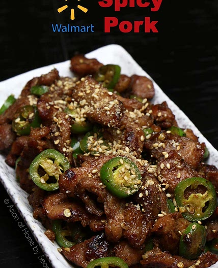 Walmart Asian Spicy Pork