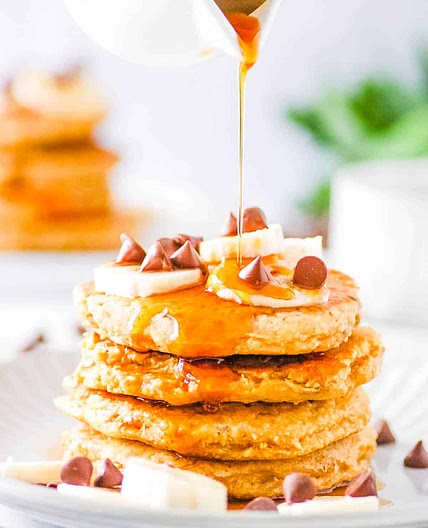 Oat Flour Pancakes