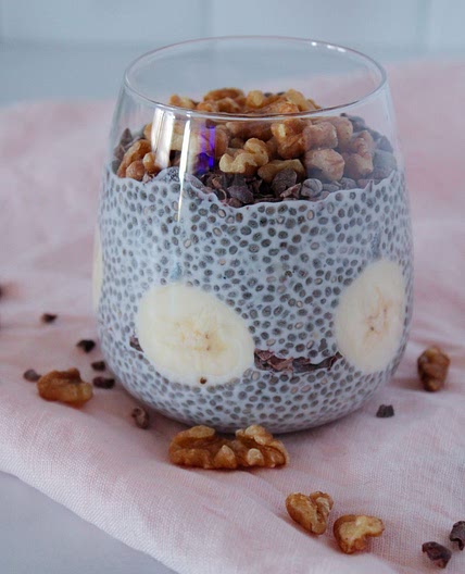 Chunky Monkey Chia Pudding (Vegan)