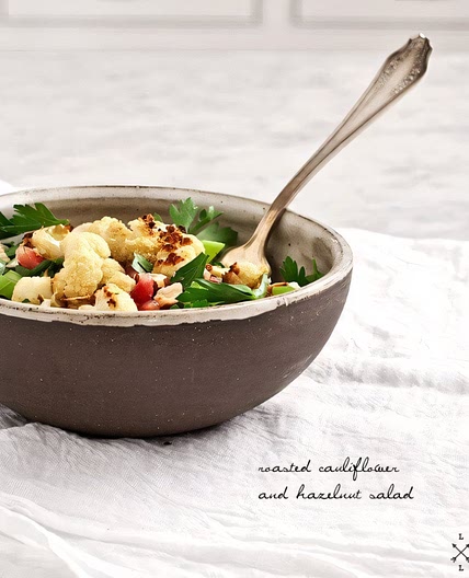 Roasted Cauliflower Hazelnut Salad