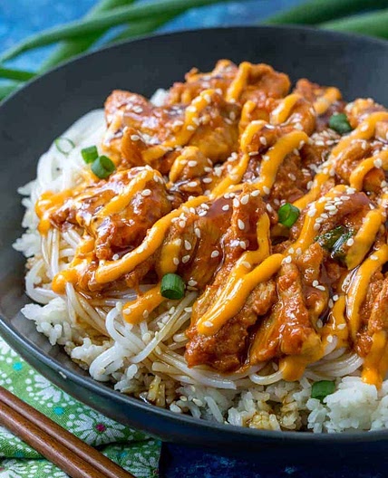 Korean Spicy Pork Bowls