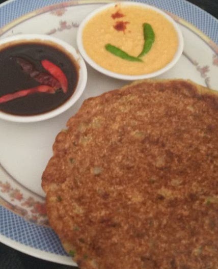 ब्रेड वेजी उत्तपम (bread veggie uttapam recipe in Hindi)