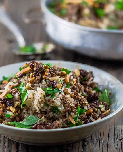Loaded Lebanese Rice: Hashweh