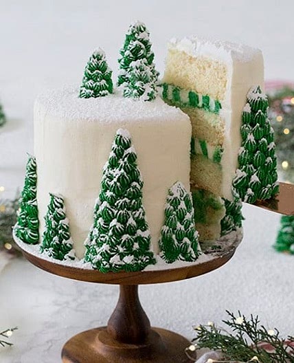 Christmas Tree Cake
