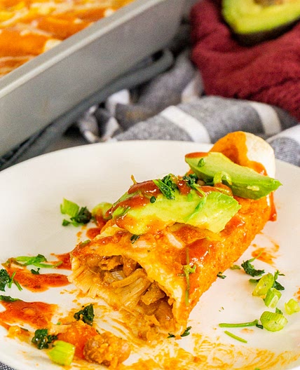 Easy Vegan Jackfruit Enchiladas