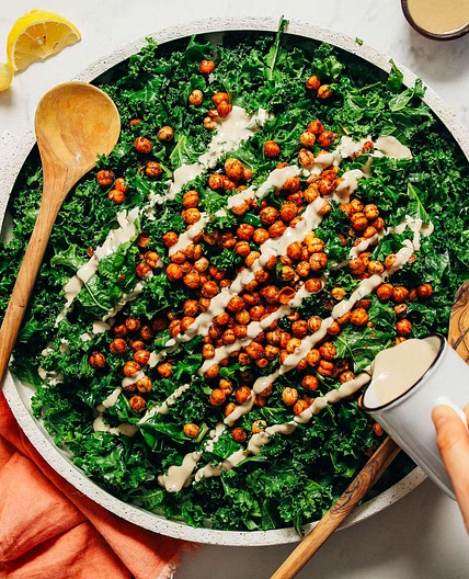 Easy Massaged Kale Salad (15 Minutes!)