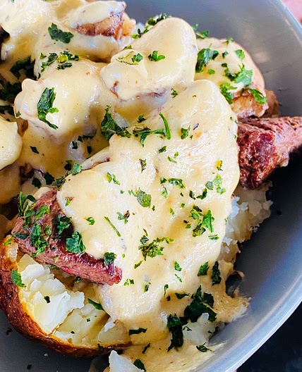 Blackstone Surf and Turf Loaded Potatoes