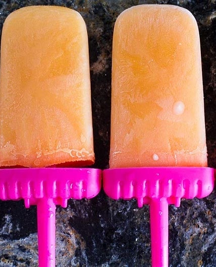 Low FODMAP Cantaloupe Lime Popsicles