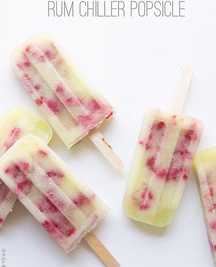 Honeydew Rum Chiller Popsicles