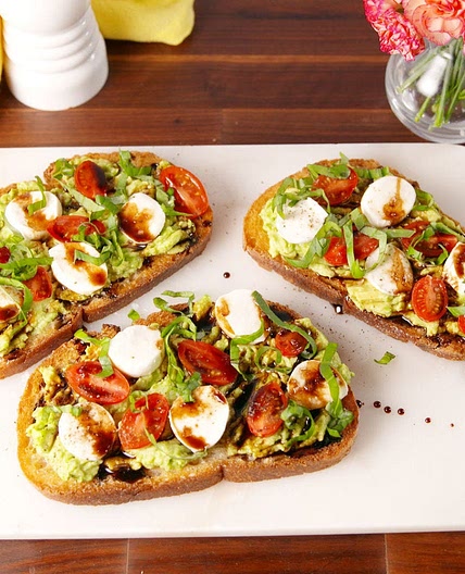 Caprese Avocado Toast