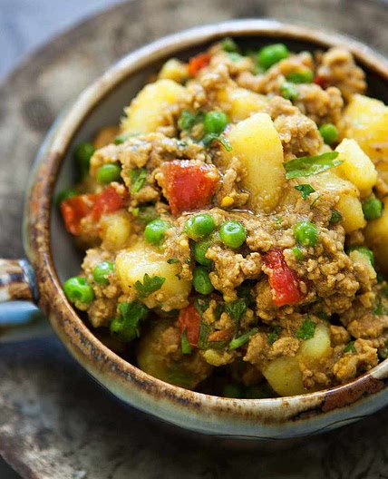 Curried Ground Turkey With Potatoes