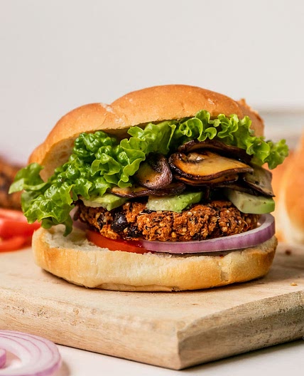 Vegan Black Bean Quinoa Burger