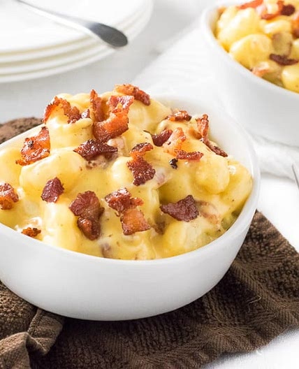 Gnocchi Mac and Cheese with Bacon