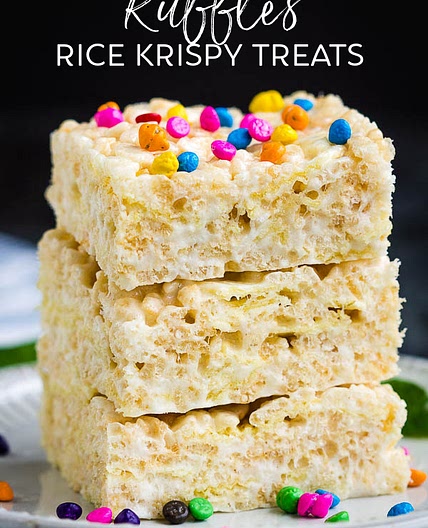 Ruffled Rice Krispie Treats