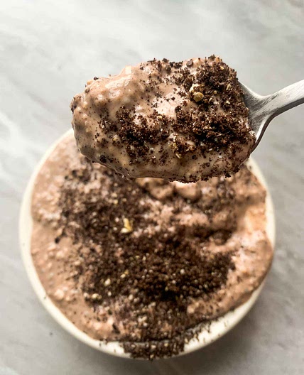 Cookies and Cream Overnight Oats