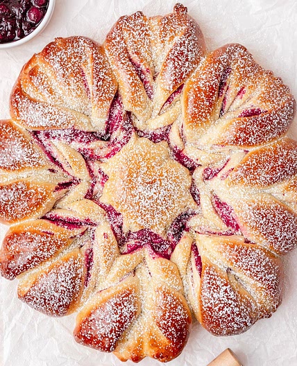 Cranberry Star Bread