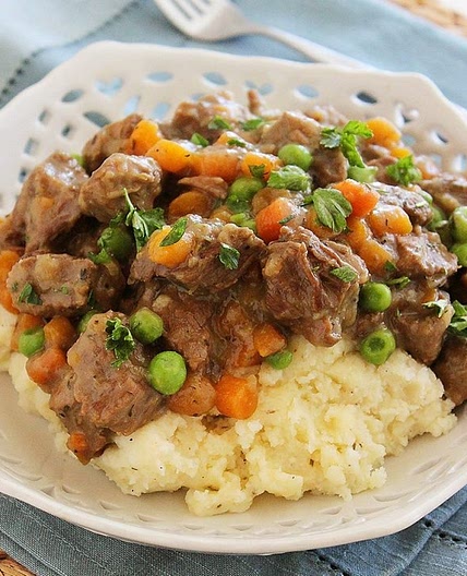 Irish Beef Stew with Mashed Potatoes