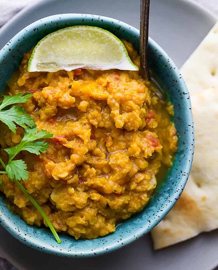 Slow Cooker Butternut Squash Lentil Curry